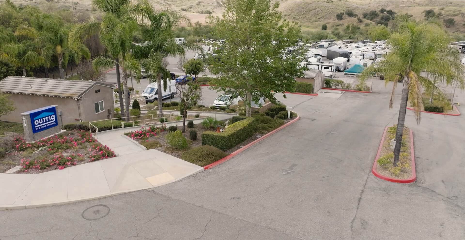 Simi Valley Entrance drone image