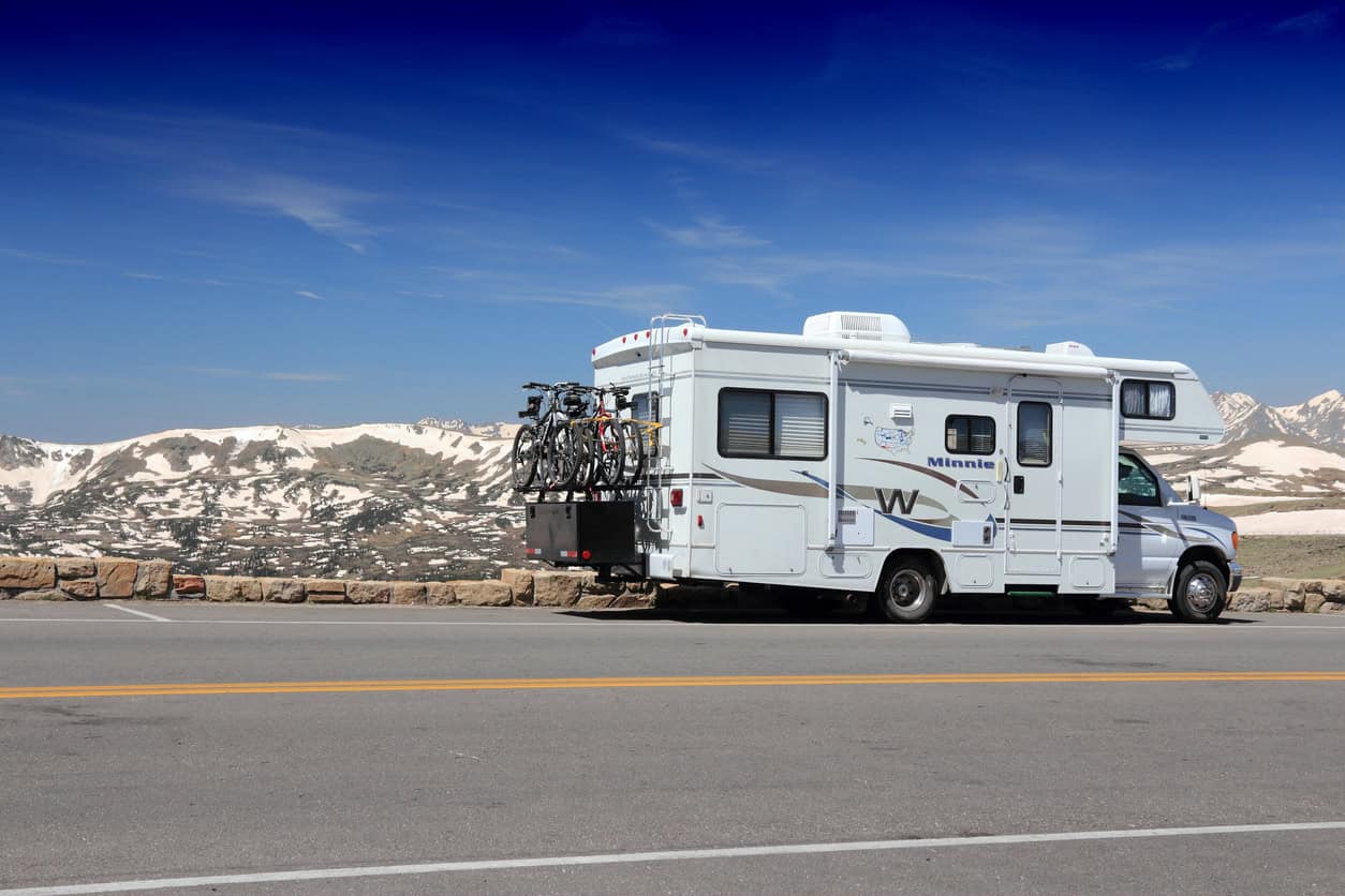 RV Bike Rack For Family RV Holding 4 Bikes