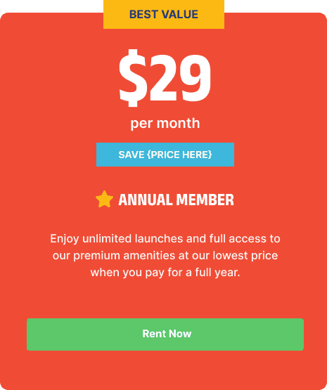 Group 18 $29 per month annual member sign