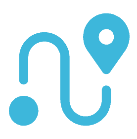 Easy Access to intercoastal waterway Icon in blue