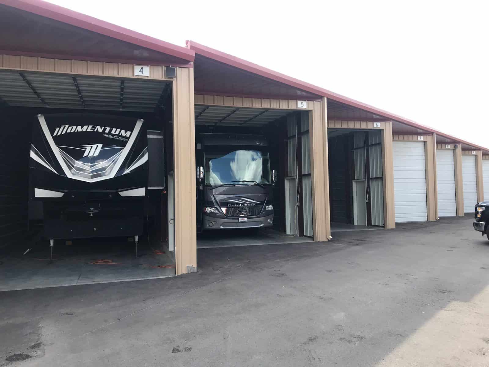 Photo of indoor RV Parking Enclosed